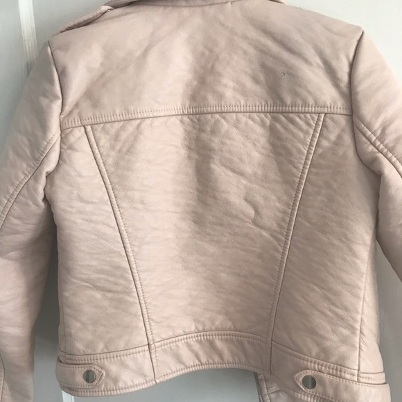 American Rag Pink Leather Riding Jacket - Picture 8 of 10